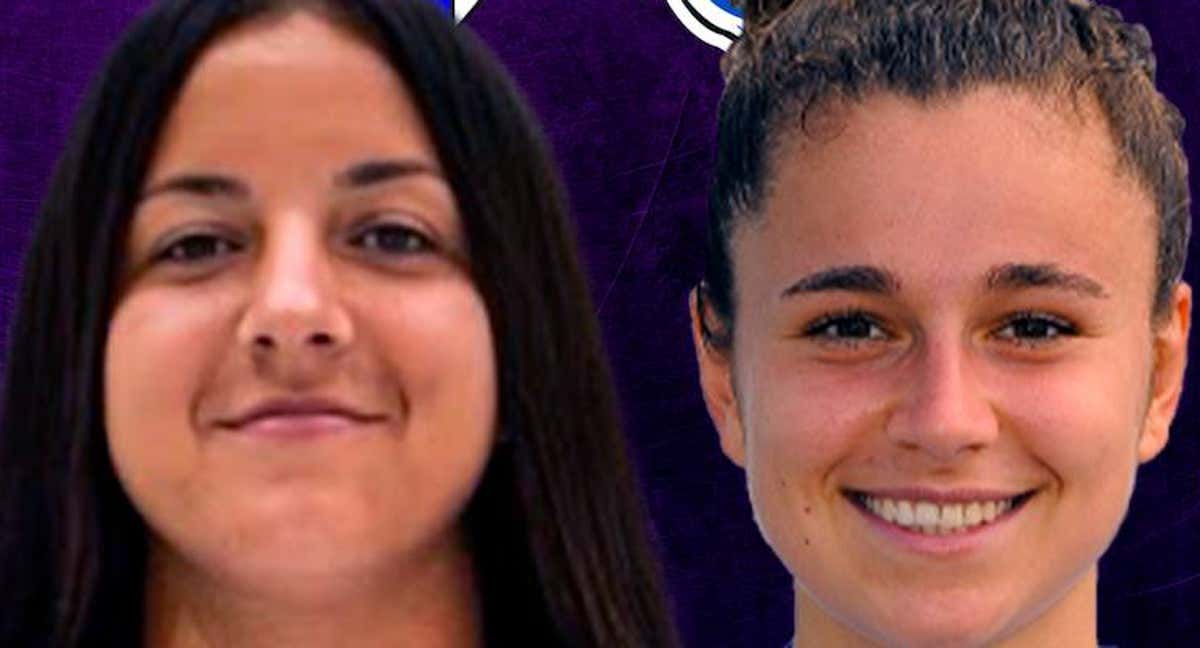 ADT y Ana Tejada, jugadoras del Sporting de Huelva y Real Sociedad. /RELEVO