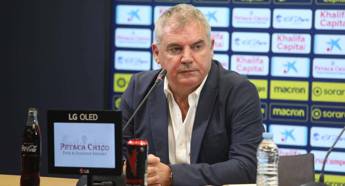 Manuel Vizcaíno, presidente del Cádiz./ABC