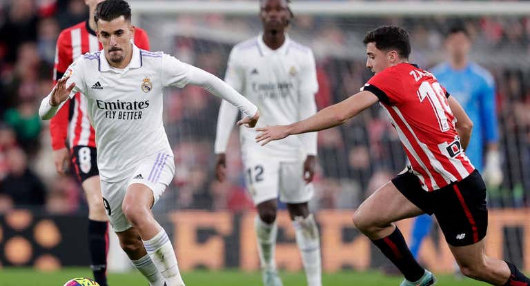 Ceballos, contra el Athletic.