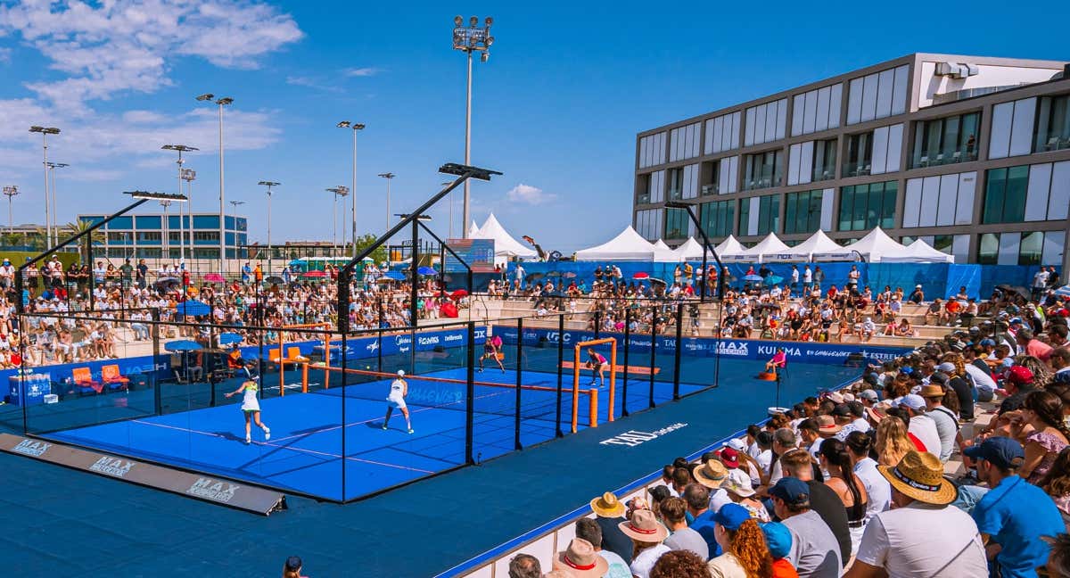 Partido de pádel disputado en la Academia de Rafa Nadal./RAFA NADAL ACADEMY