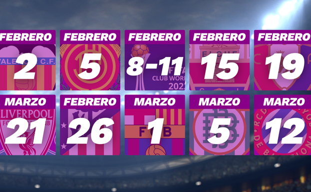 El calendario del Real Madrid RELEVO