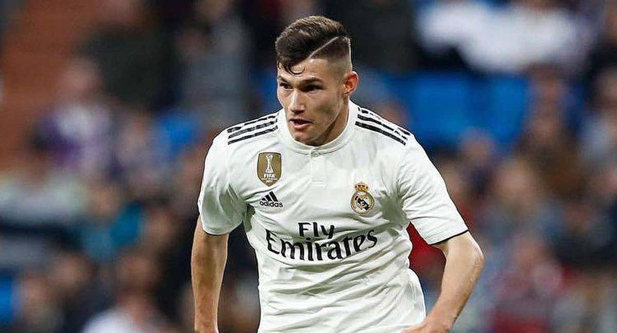 Fran García en su debut con el Real Madrid./@frangarci11