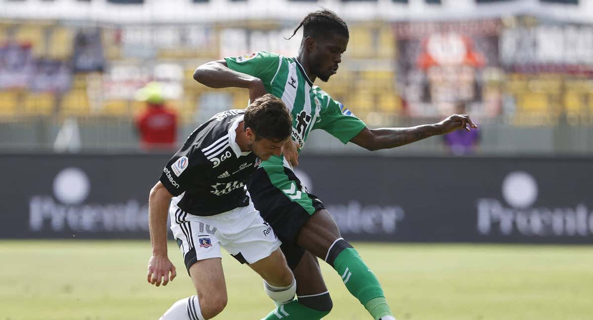 Paul en un partido con el Betis.