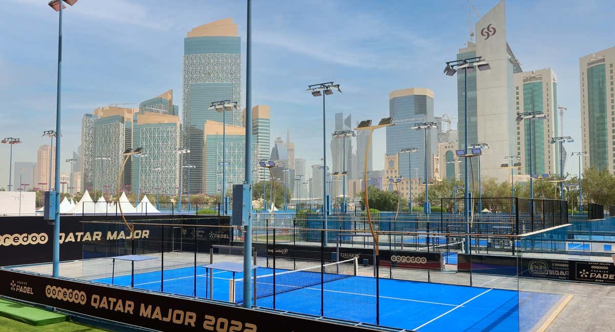 Instalaciones del Qatar Major./PREMIER PADEL