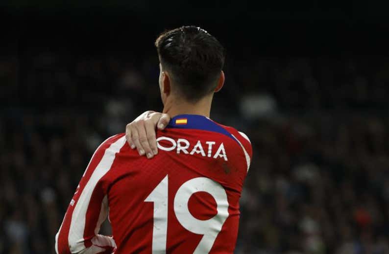 Morata celebró con el Atleti lo que no hizo con la Juve