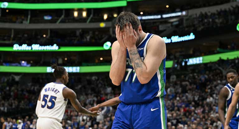 Luka Doncic, en un partido reciente con los Mavericks.