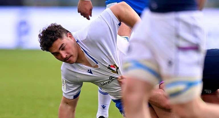 El jugador Ivan Nemer, durante un partido con la selección italiana.