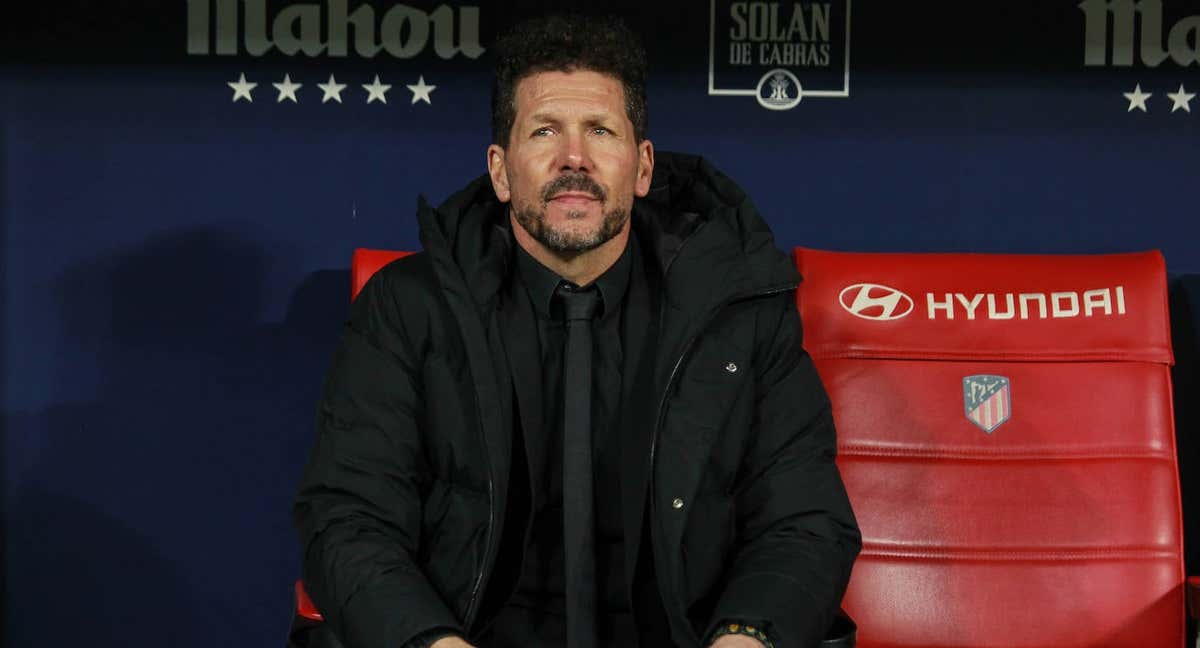 Diego Pablo Simeone tiene contrato con el Atlético de Madrid hasta el 30 de junio de 2024. /EFE