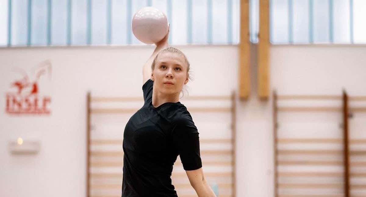 Kseniya Moustafaeva ha sido el gran exponente de la gimnasia rítmica francesa en la última década. /INSTAGRAM