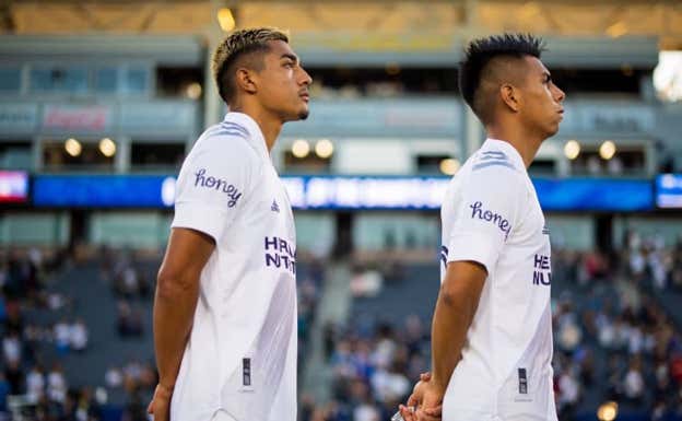 Julián Araujo, lateral derecho de LA Galaxy. Los Ángeles Galaxy