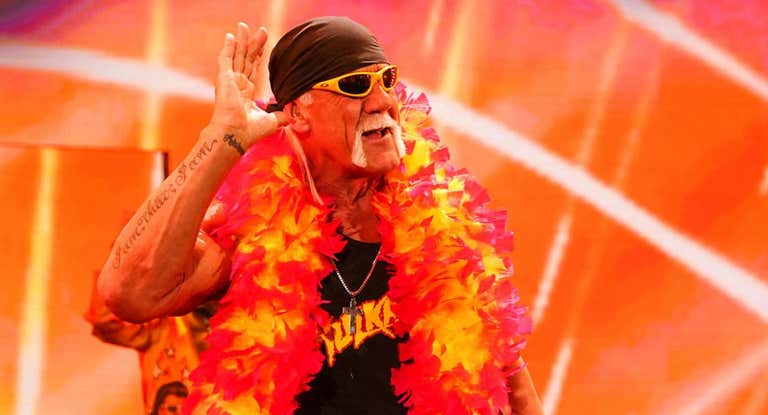 Hulk Hogan durante el especial 30 aniversario de Raw.