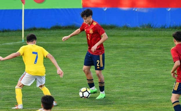Fortea, durante una de sus apariciones con la Selección.  INSTAGRAM: jesusfortea