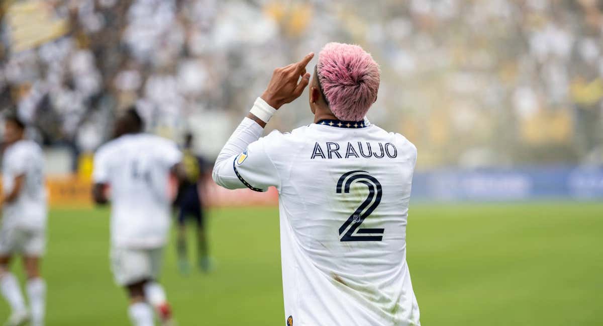 Araujo, con los Galaxy.
