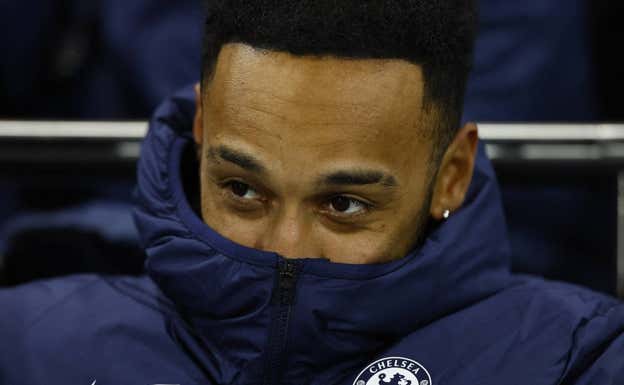 Aubameyang se queda fuera de las eliminatorias de Champions. REUTERS
