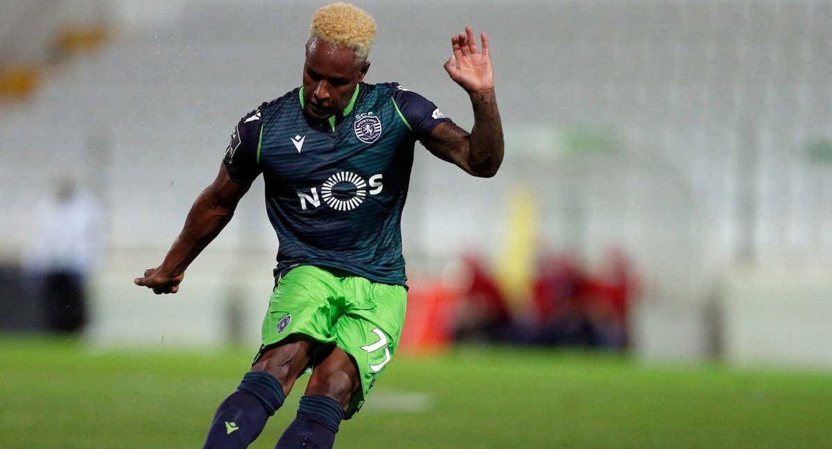 Jovane, en un partido con el Sporting CP./EFE