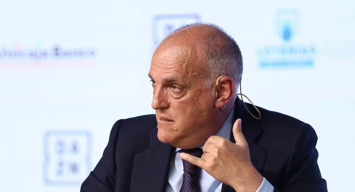 El presidente de LaLiga, Javier Tebas. /LaLiga