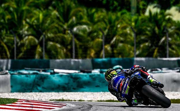 Cal Crutchlow, con Yamaha en Sepang.  MotoGP