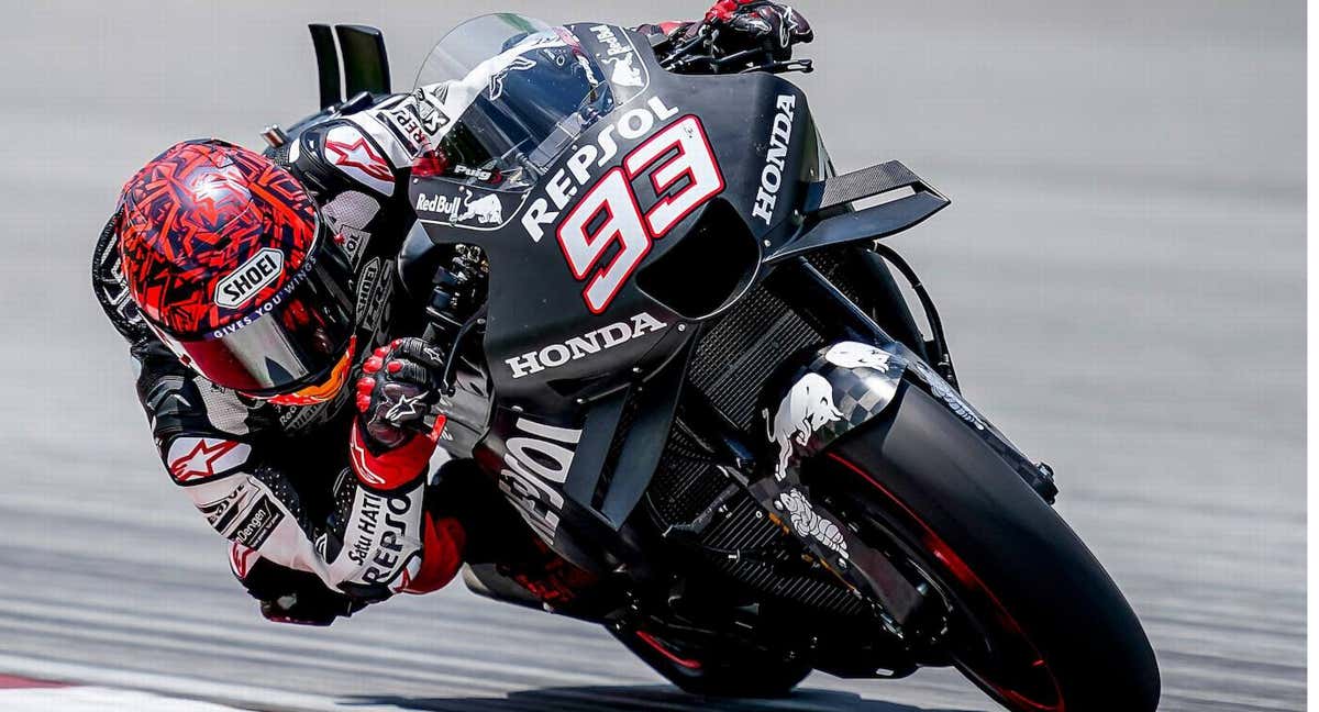 Marc Márquez, en el test de Sepang 2023. /Box Repsol