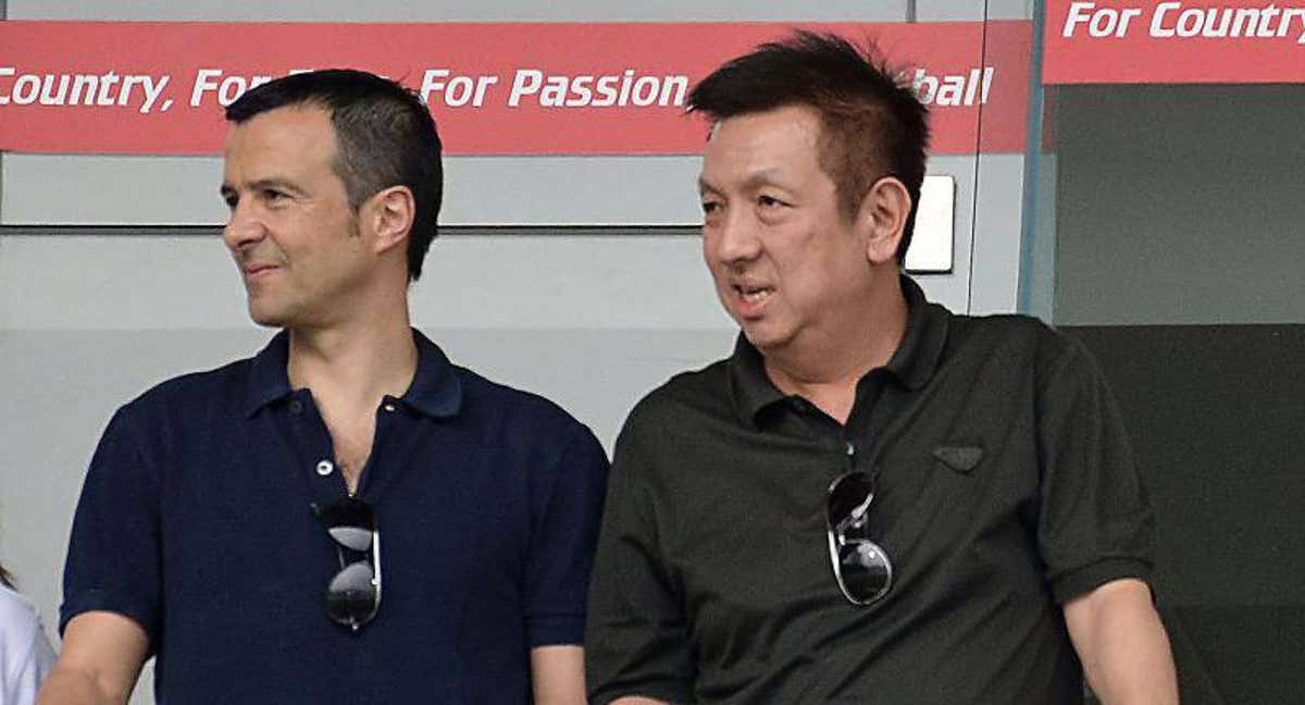 Peter Lim y Jorge Mendes. /EFE.