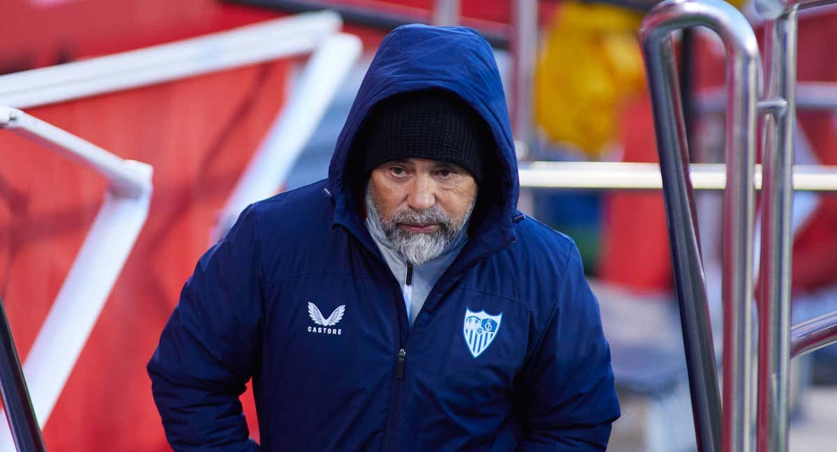 Jorge Sampaoli, en el partido ante el Mallorca.