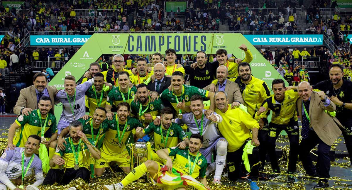 El Jaén Paraíso Interior logra su tercera Copa de España/EFE