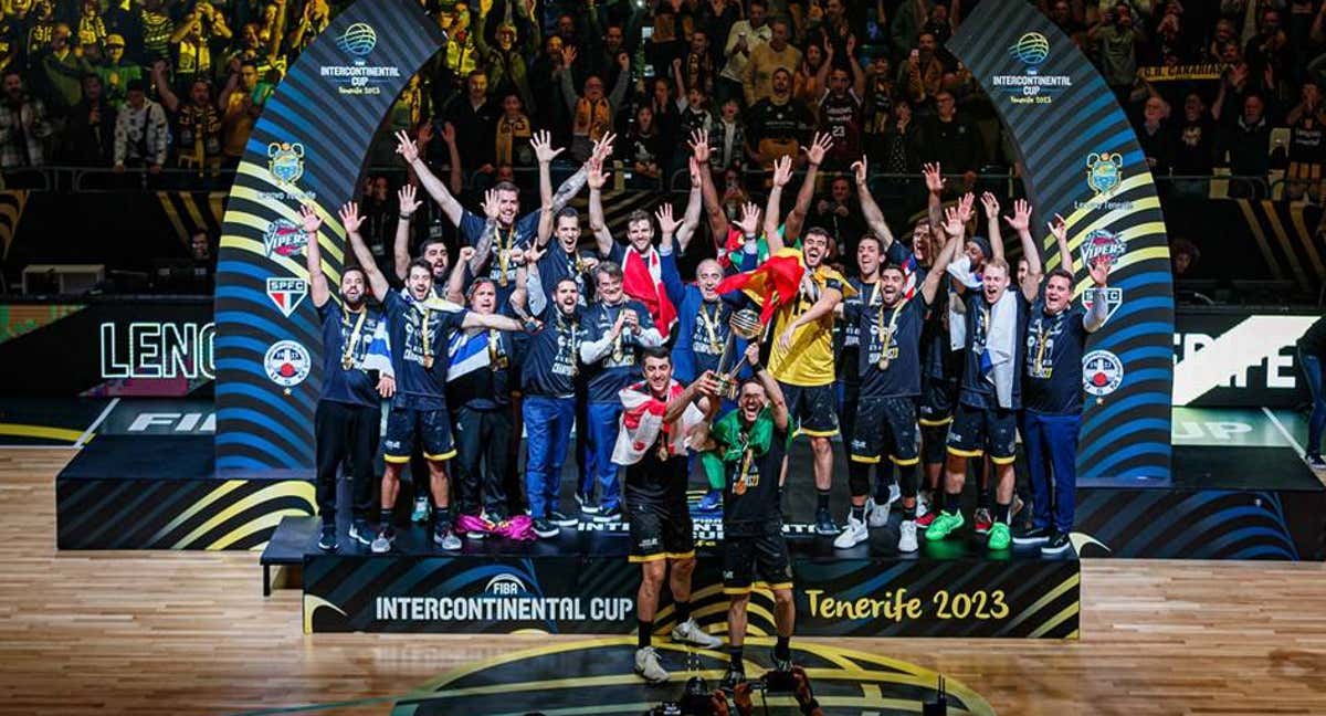 Lenovo Tenerife conquista su tercera Copa Intercontinental de la FIBA. /LENOVO TENERIFE