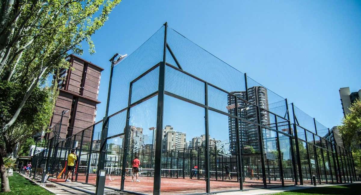 Imagen de una pista de pádel./EFE