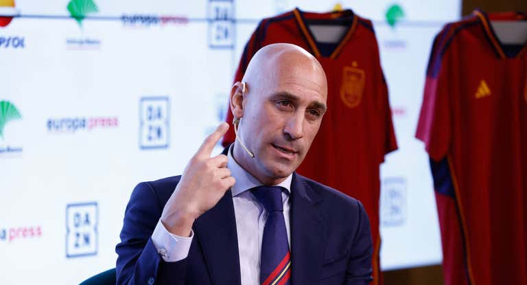 Luis Rubiales, presidente de la RFEF, en los 'Desayunos informativos de Europa Press'.