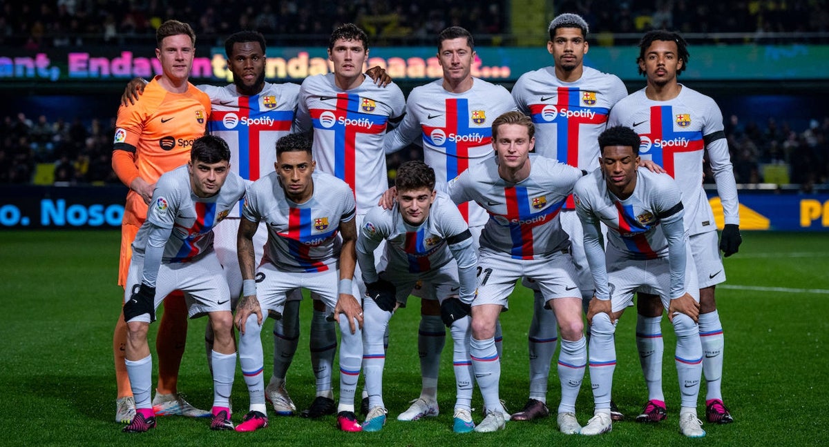 El once del Barça en Villarreal.