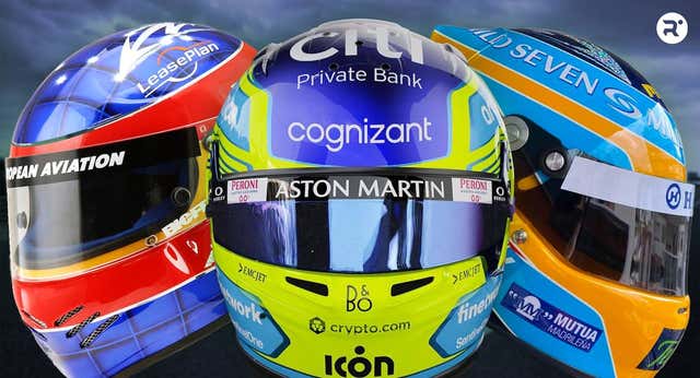 ¿Aguanta el nuevo casco de Fernando Alonso la comparación con otros icónicos de su carrera?