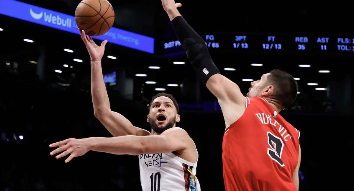 Ben Simmons, durante un partido de los Nets ante los Bulls./EFE