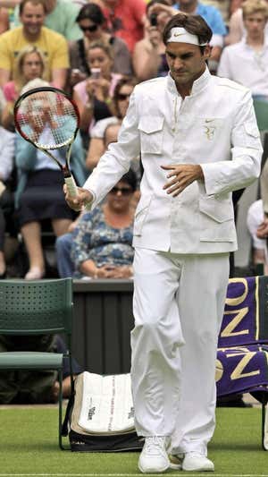 Roger Federer, en Wimbledon 2009.  AP