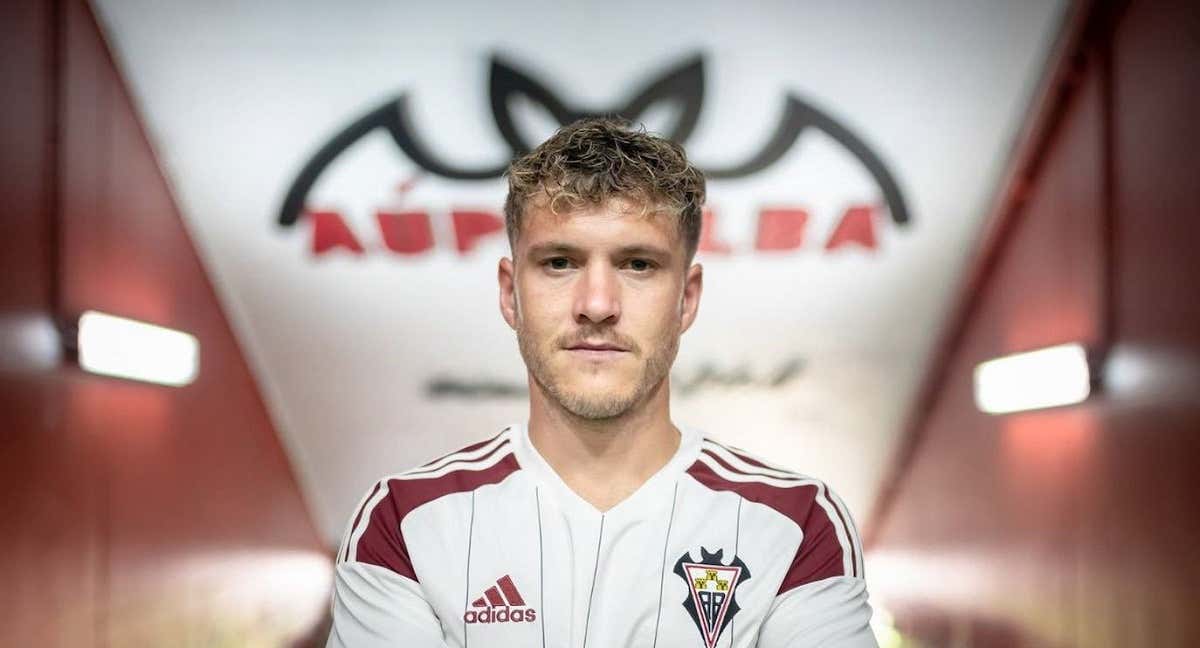 Juanma García, en un partido con el Albacete./ALBACETE BALOMPIÉ