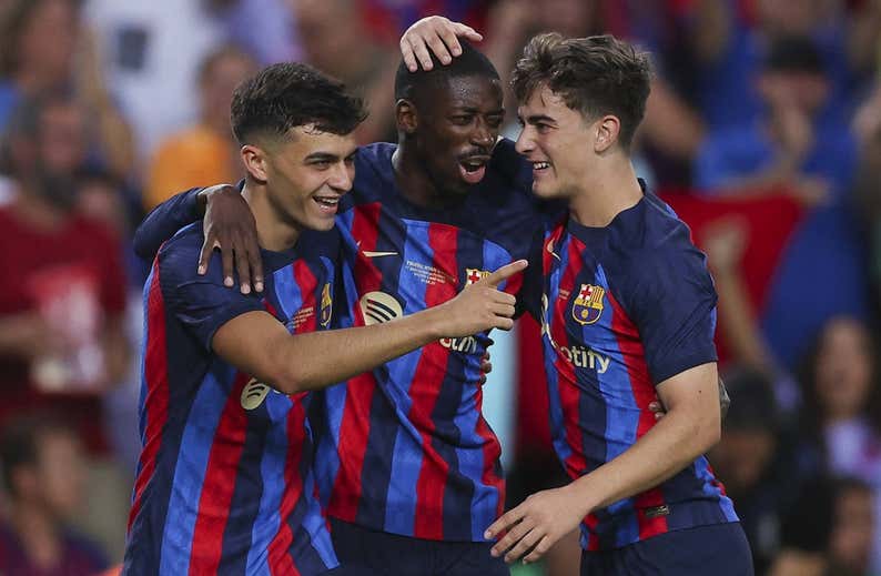 El Barça pierde a Dembélé, Gavi y Pedri para Old Trafford