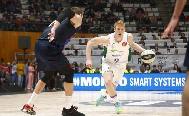 Alberto Díaz, ante el Barça, en cuartos de Copa.  ACB MEDIA