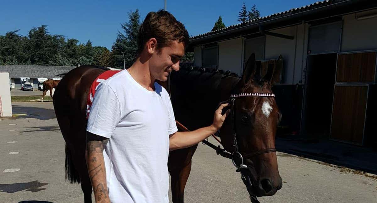 Antoine Griezmann se ha convertido en propietario de caballos de carreras./INSTAGRAM