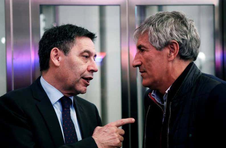 Setién, sobre el 'caso Negreira': «Hay muchas cosas en el fútbol y la vida que están podridas»