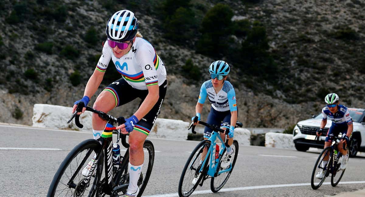Annemiek van Vleuten fue cuarta en la general final de la Setmana Valenciana. /MOVISTAR TEAM / SPRINT CYCLING
