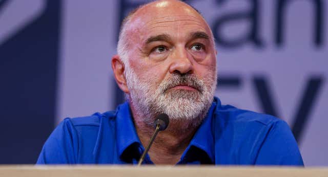 Laso estaba en la grada, no en el banquillo