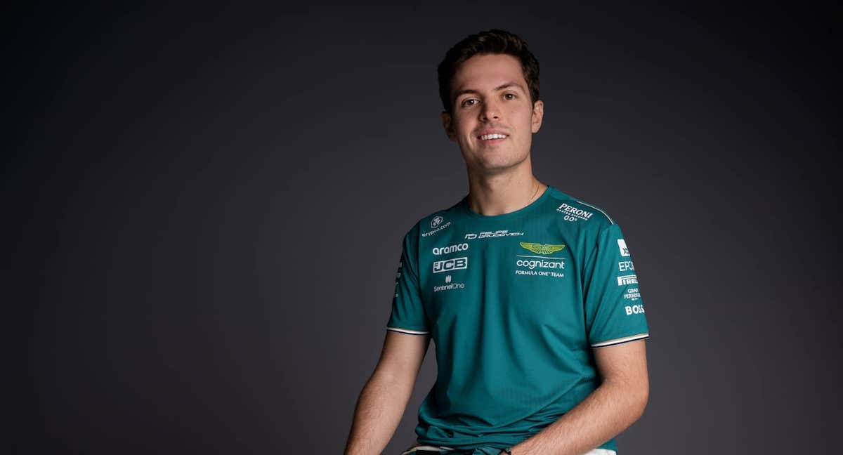 Felipe Drugovich, piloto reserva de Aston Martin y campeón de la F2 2022. /Aston Martin