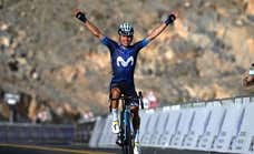 Einer Rubio, joven líder de Movistar para el Giro, se revela en el UAE Tour