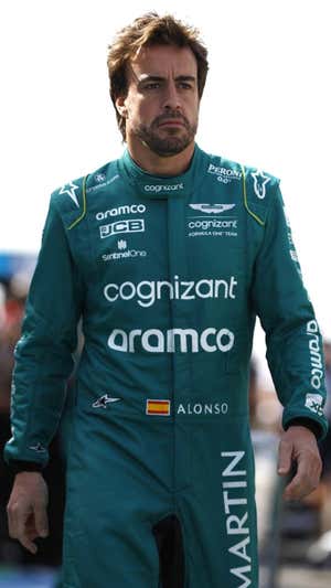 Fernando Alonso, hoy.  Aston Martin
