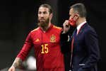 Sergio Ramos, una de las llamadas de De la Fuente y la única con respuesta pública