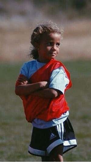 Mallory de pequeña.  Mallory Pugh