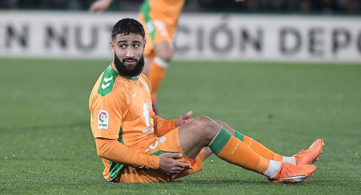 Fekir se lesionó en el Elche-Betis (2-3), del pasado 25 de febrero. /EFE