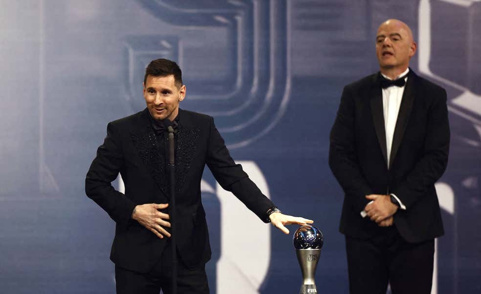 Lionel Messi gana el premio The Best a mejor jugador de 2022
