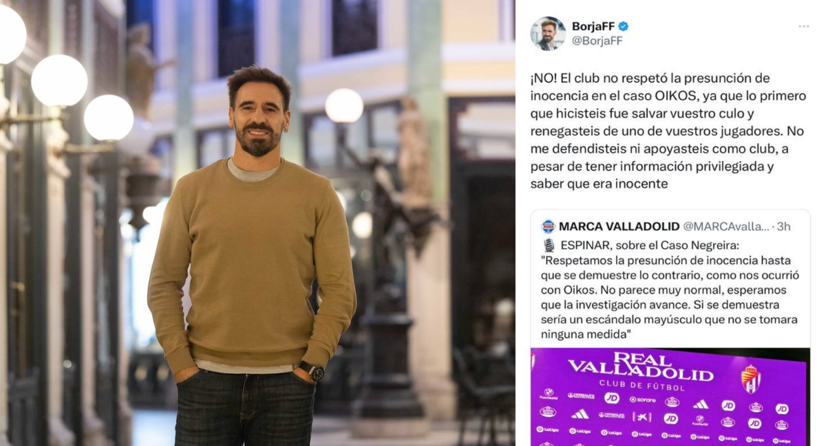 Borja Fernández, exfutbolista del Real Valladolid.
