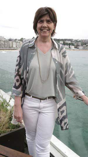 Carmen Muguruza, presidenta del Club Deportivo Ibaeta.  LUIS MICHELENA/EL DIARIO VASCO