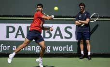 Carlos Alcaraz aterriza en Indian Wells al 100%: «Estoy a 'full' y sin dolor»