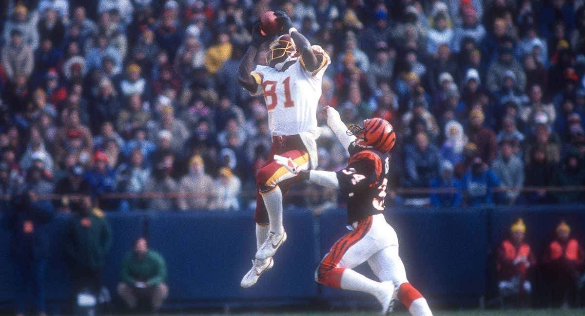 Partido entre Washington Redskins y Cincinnati Bengals en 1985 /GETTY IMAGES